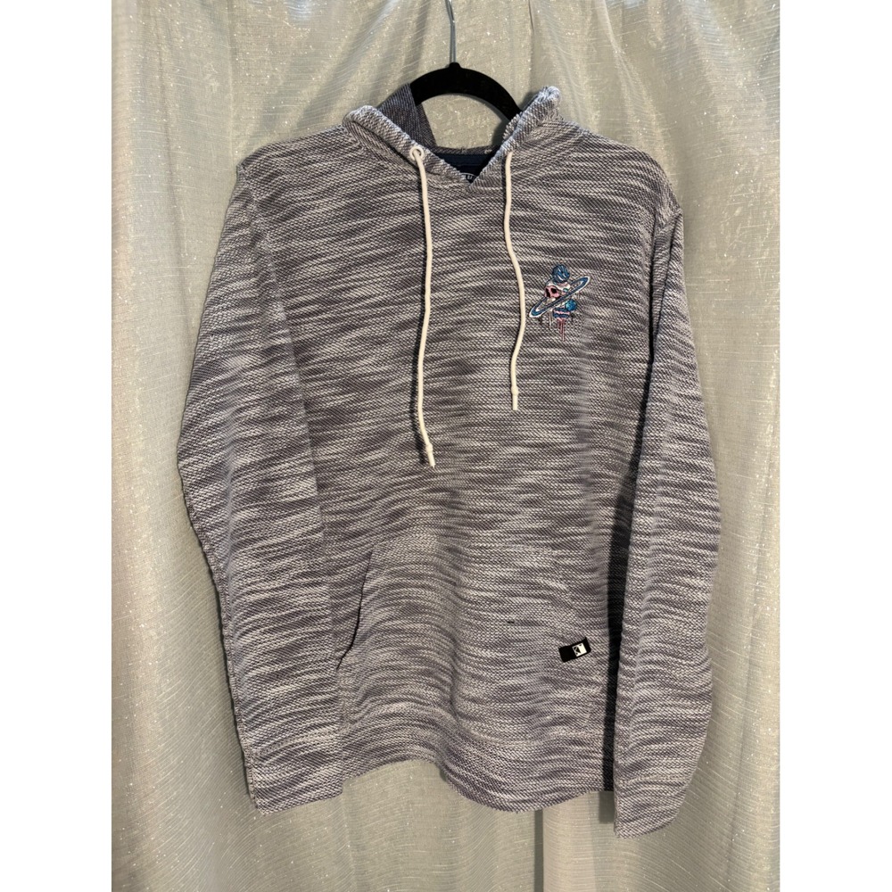 West Coast Streetwear Dikotomy PlanetZ Rockview Pullover Hoodie Space Skull Knit